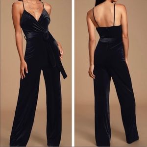 Lulus black romper size medium